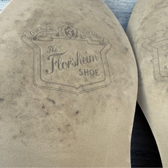 Florsheim Men's Light Brown Slip On Suede Leather Loafers 9M - Picture 9 of 14